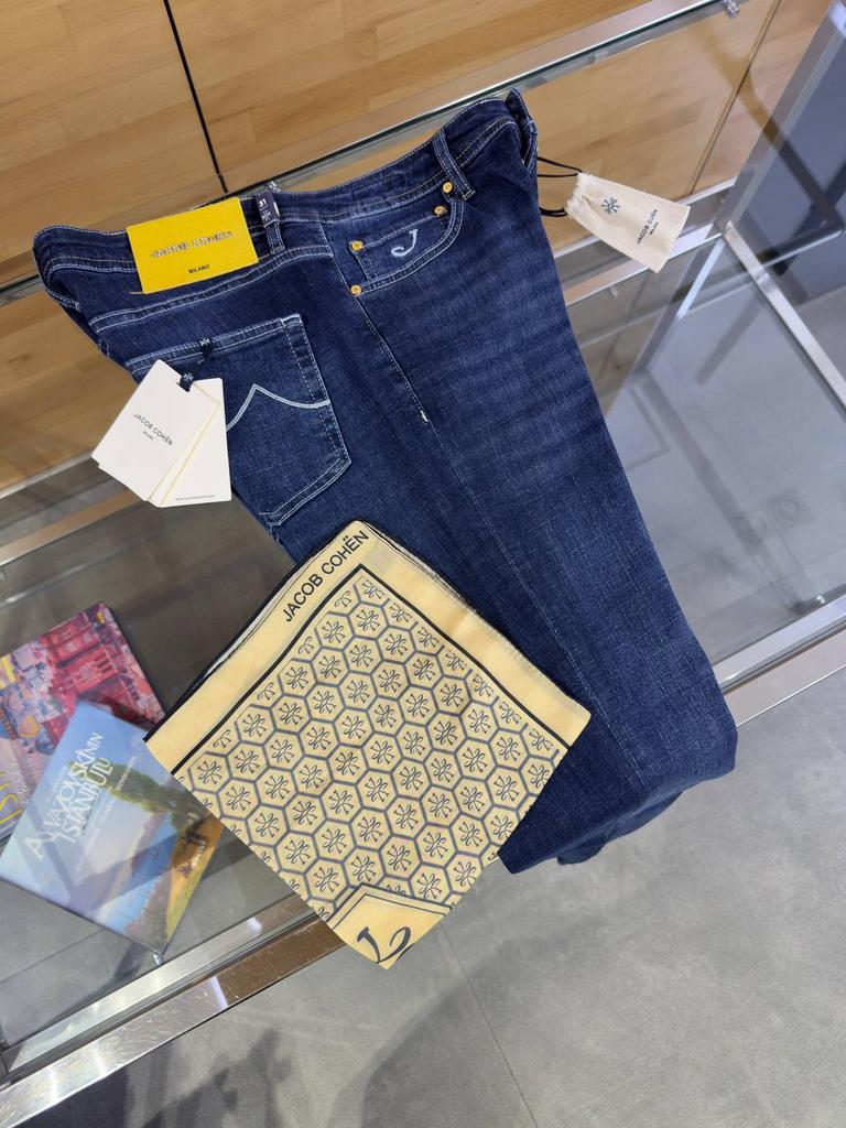 Jacob Cohen Jeans Broeken Partij, Ophalen, Zo goed als nieuw, Blauw