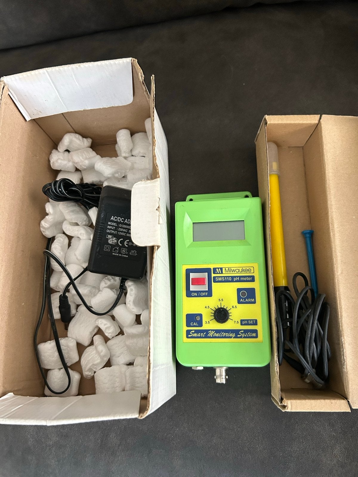 Milwaukee SMS110 pH-meter - Smart Monitoring System, Doe-het-zelf en Verbouw, Meetapparatuur, Ophalen of Verzenden, Zo goed als nieuw