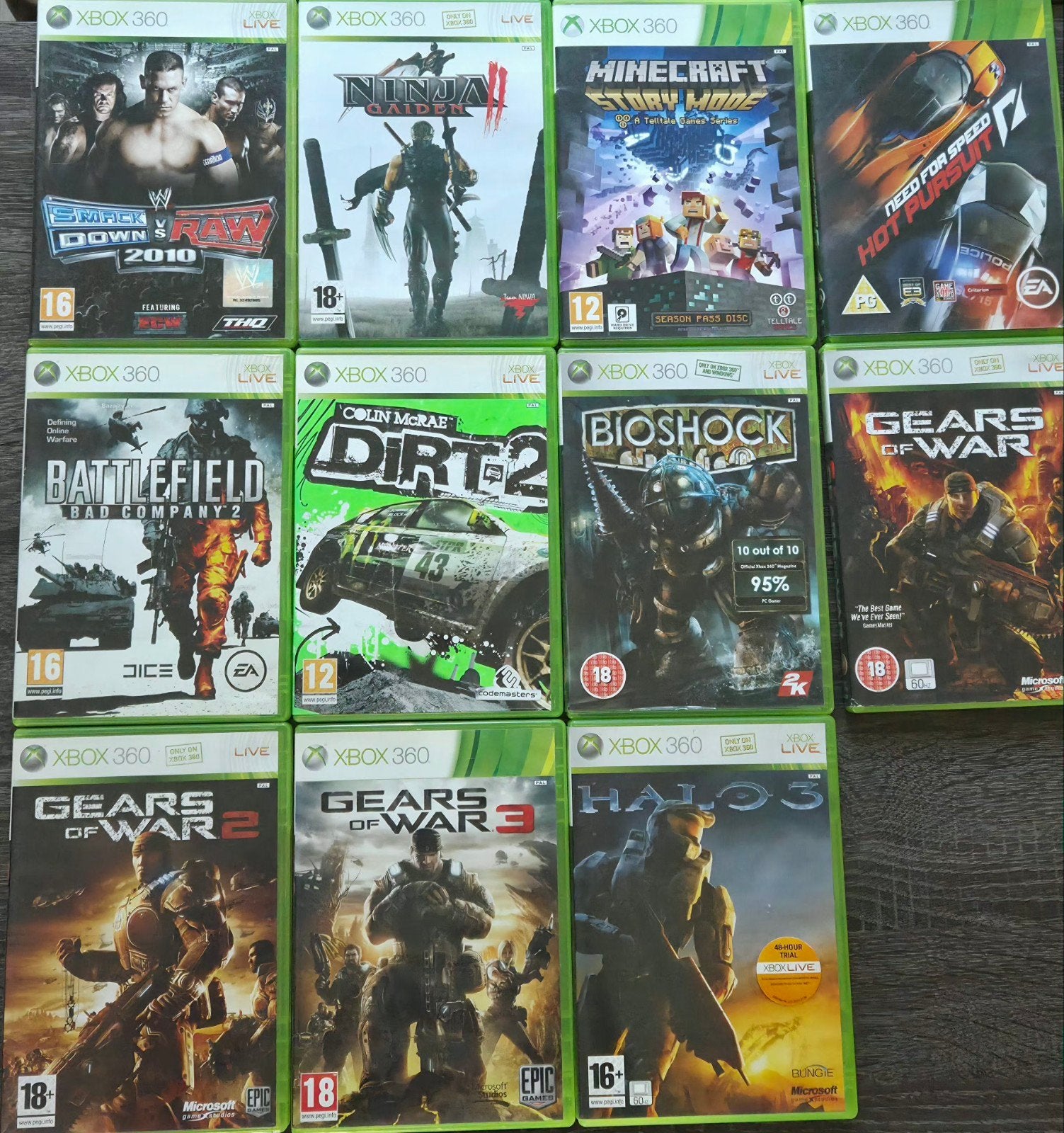 Diverse Xbox 360 games te koop - Actie, Race, RPG, Gebruikt, Overige genres, 1 speler, Ophalen of Verzenden