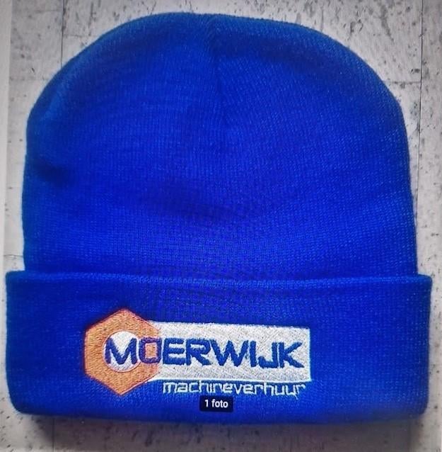 Nieuwe blauwe muts Moerwijk, Kleding | Heren, Mutsen, Sjaals en Handschoenen, Ophalen of Verzenden, Nieuw, Overige maten, Muts