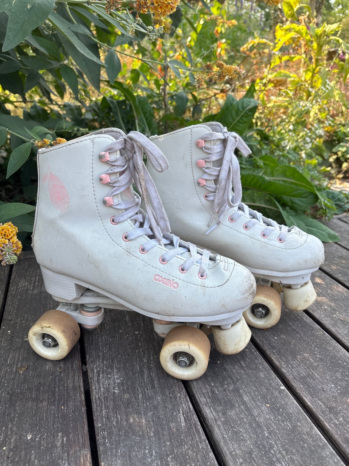 Rolschaatsen maat 36/37 oxelo, Kinderen en Baby's, Speelgoed | Buiten | Rolschaatsen, Ophalen of Verzenden, Zo goed als nieuw