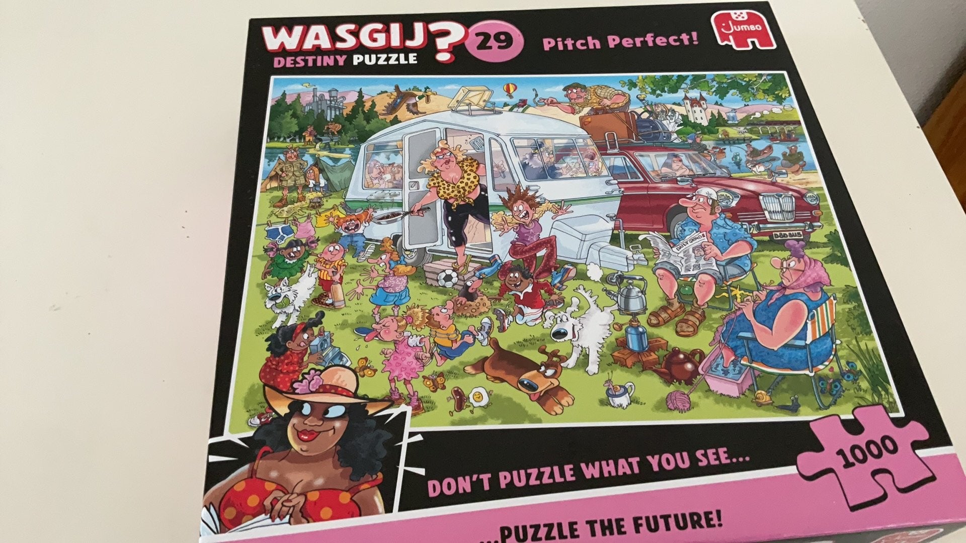 Wasgij puzzel 29, Ophalen, 500 t/m 1500 stukjes, Zo goed als nieuw