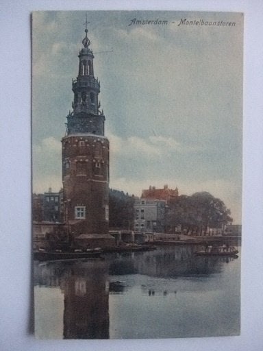 P283 Amsterdam - Montelbaanstoren, Verzenden, 1920 tot 1940, Ongelopen, Noord-Holland