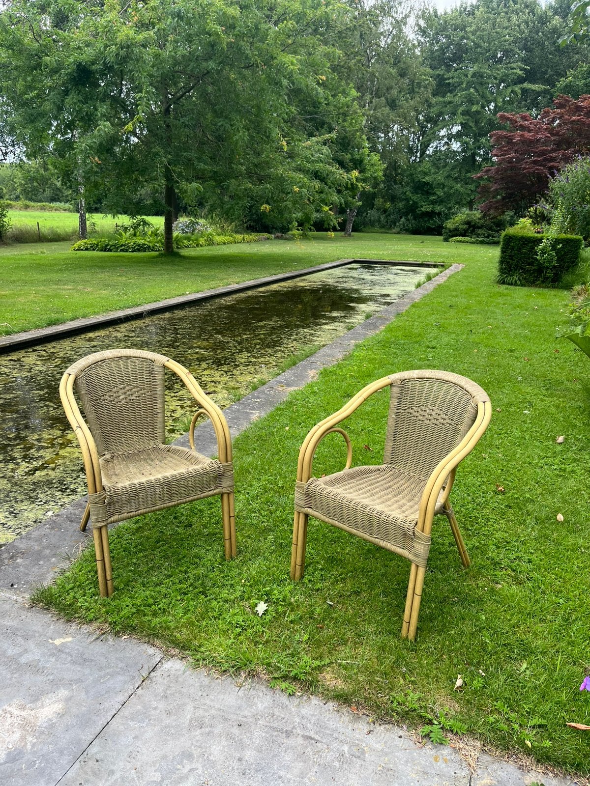GRATIS OPHALEN 2 TUINSTOELEN ‼️, Ophalen, Gebruikt, Hout