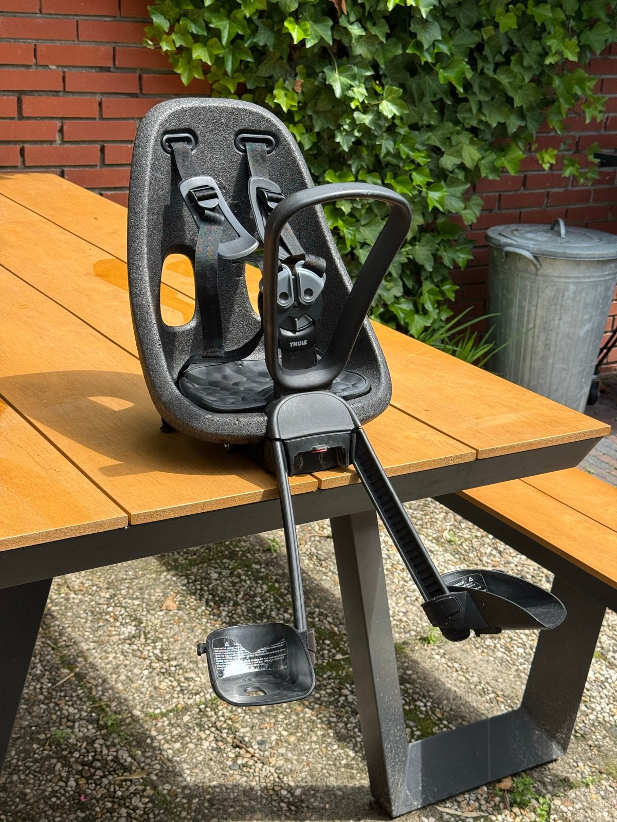 Thule Yepp Nexxt Mini Fietsstoeltje Voorop, Fietsen en Brommers, Fietsaccessoires | Fietsstoeltjes, Ophalen, Voetsteuntjes, 0 t/m 18 kg