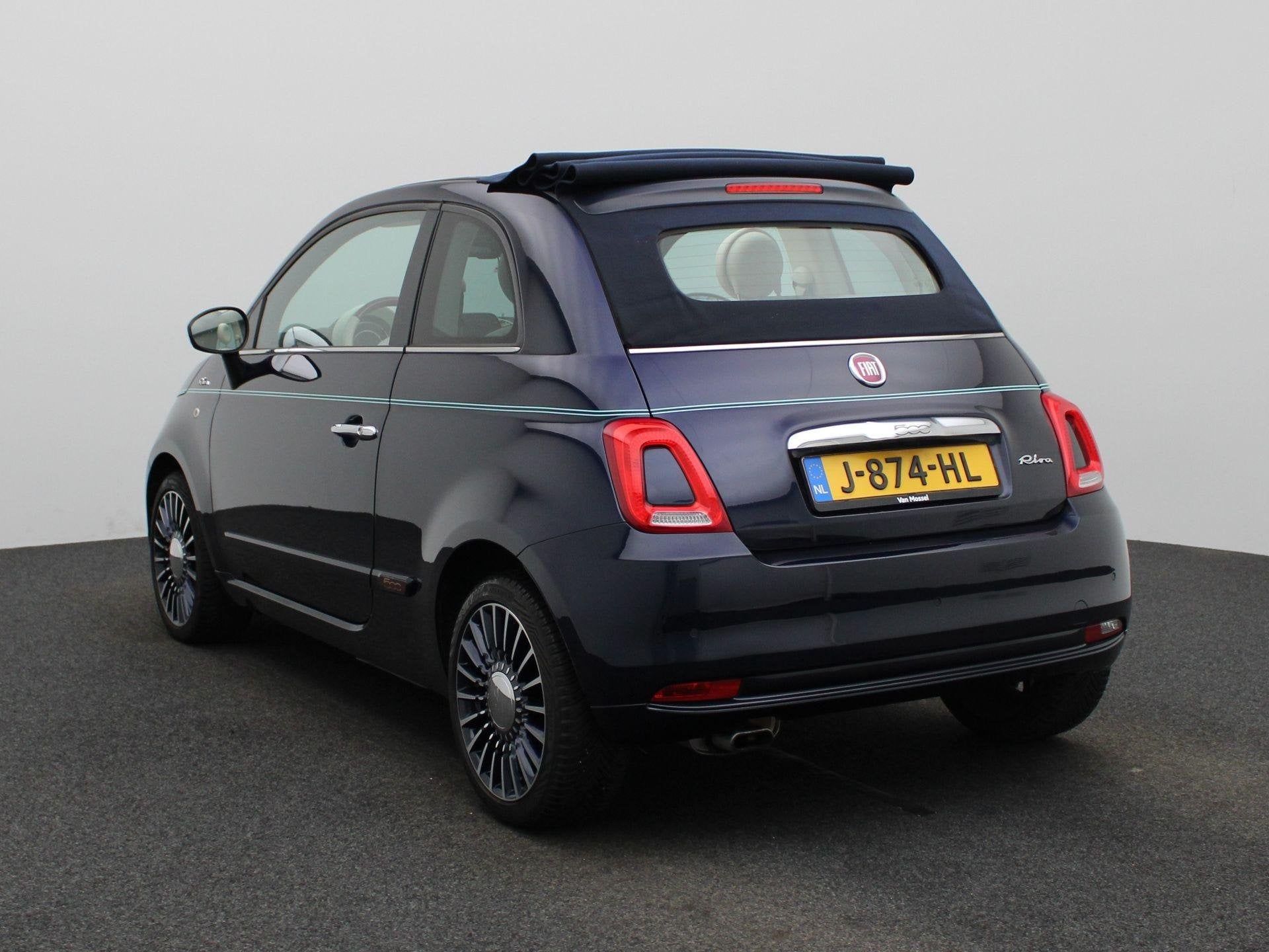 Fiat 500 C 0.9 TwinAir Turbo Riva | Speciale Uitvoering | Ai, Auto's, Voorwielaandrijving, 12 maanden, Gebruikt, Leder