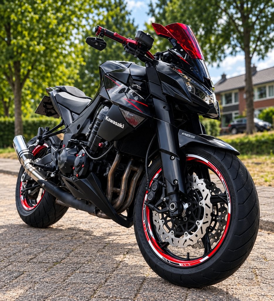 Kawasaki Z1000 - Black edition - Zwart, 4 cilinders, Gebruikt, Particulier, ABS