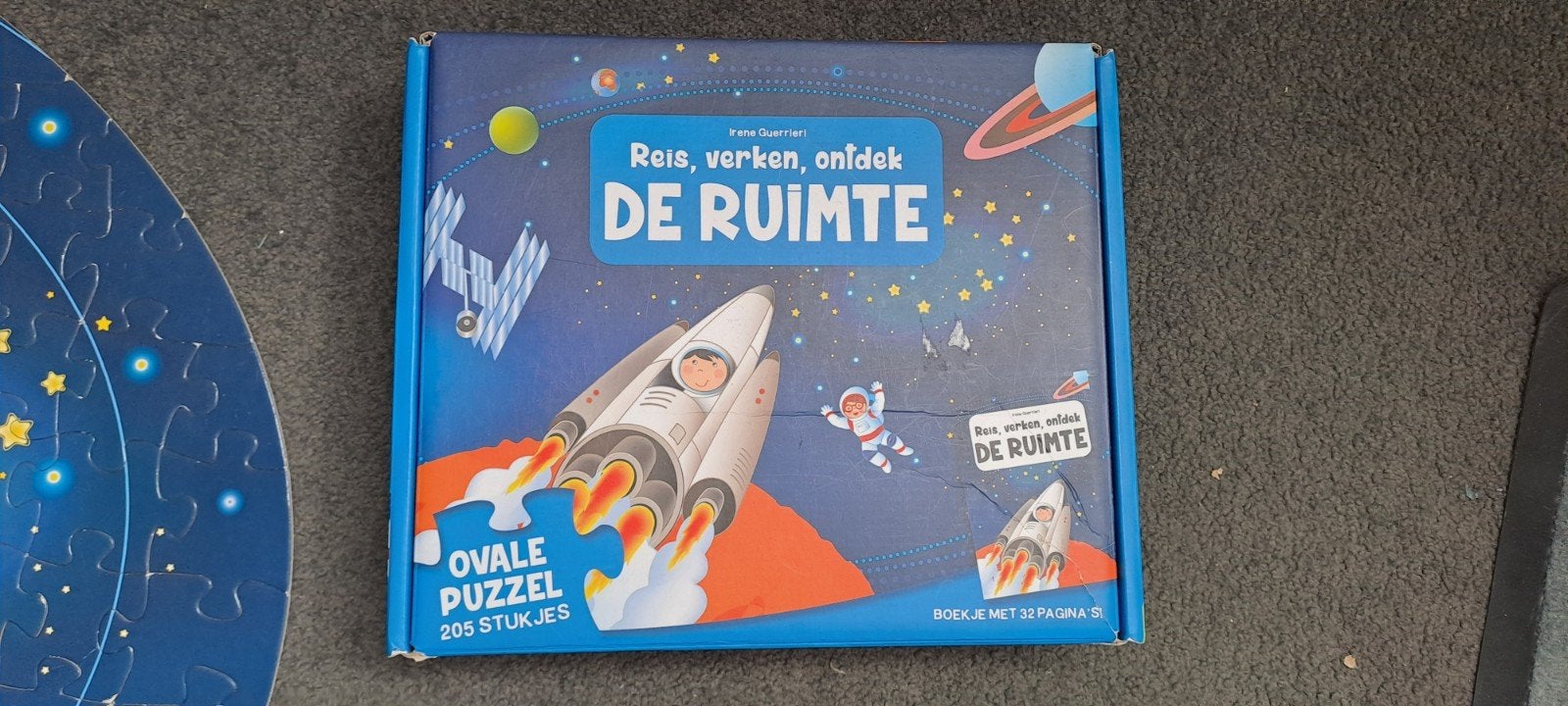 Reis, ontdek verken de ruimte planeten puzzel, Ophalen of Verzenden, Zo goed als nieuw