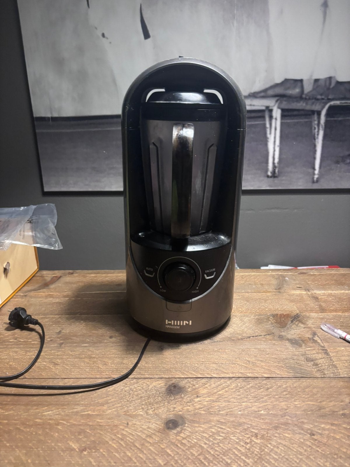 Hanssem Vacuüm Blender, Witgoed en Apparatuur, Ophalen of Verzenden, Gebruikt, Vacuumblender