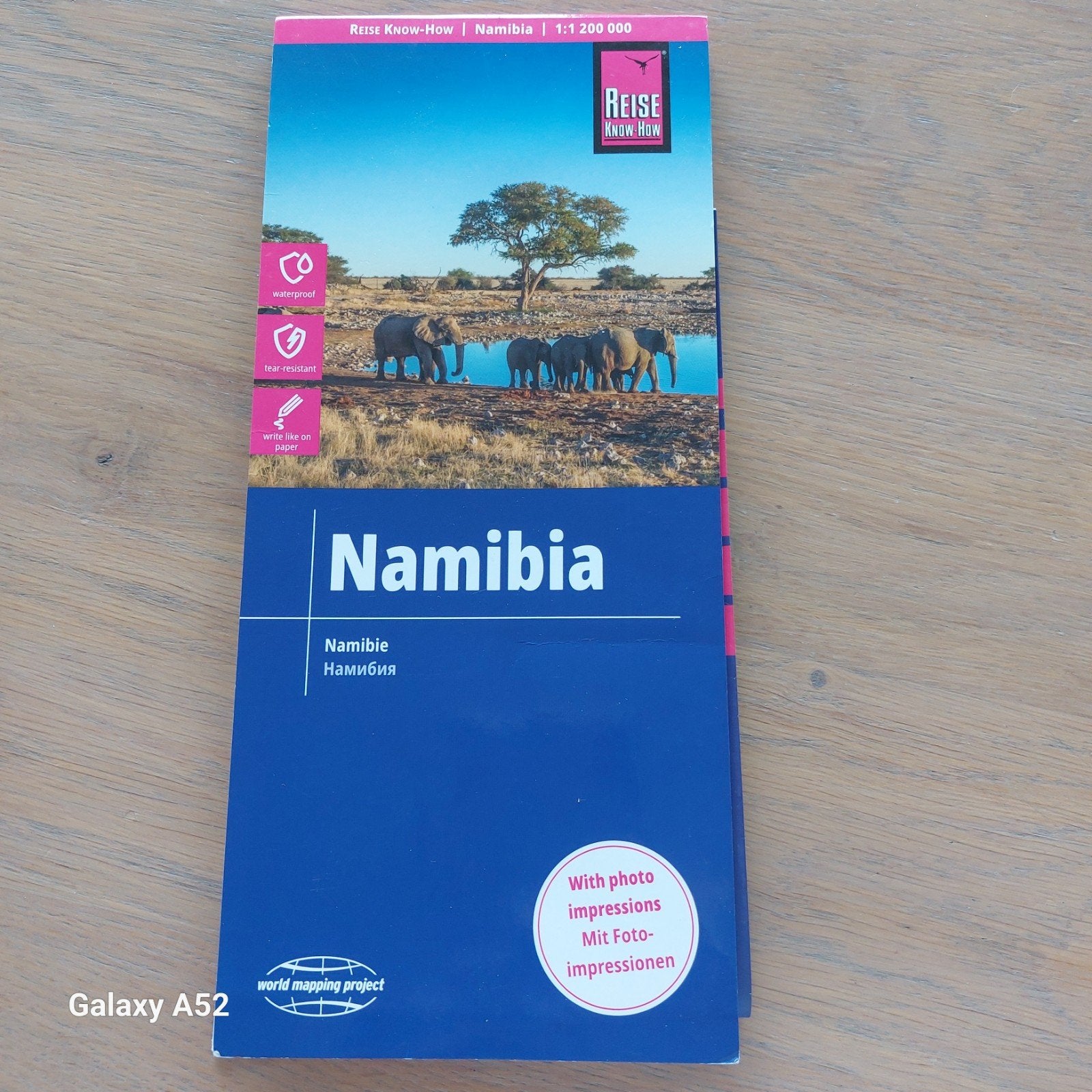 Reise Know-How Landkaart Namibië 1:1 200 000, Overige gebieden, Reise Know-How, 2000 tot heden, Ophalen of Verzenden
