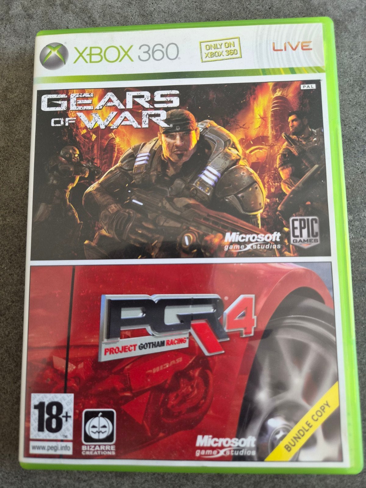 Gears of War / PGR 4 - Xbox 360, Spelcomputers en Games, Games | Xbox 360, Vanaf 18 jaar, Shooter, Verzenden, Zo goed als nieuw