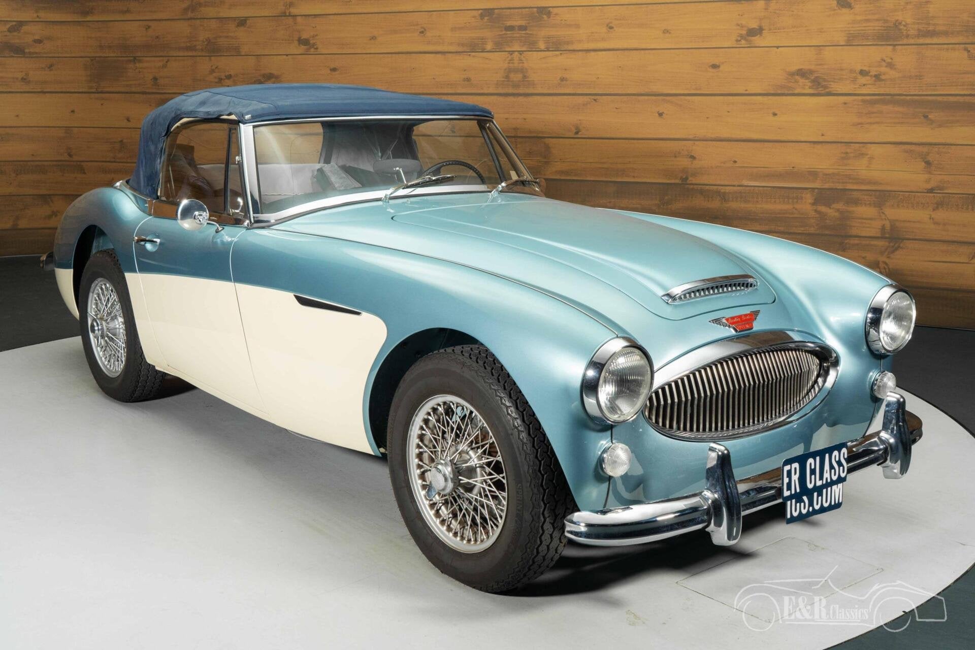 Austin-healey 3000 MK III Cabriolet | 1965, Auto's, Blauw, Leder, Bedrijf, Handgeschakeld