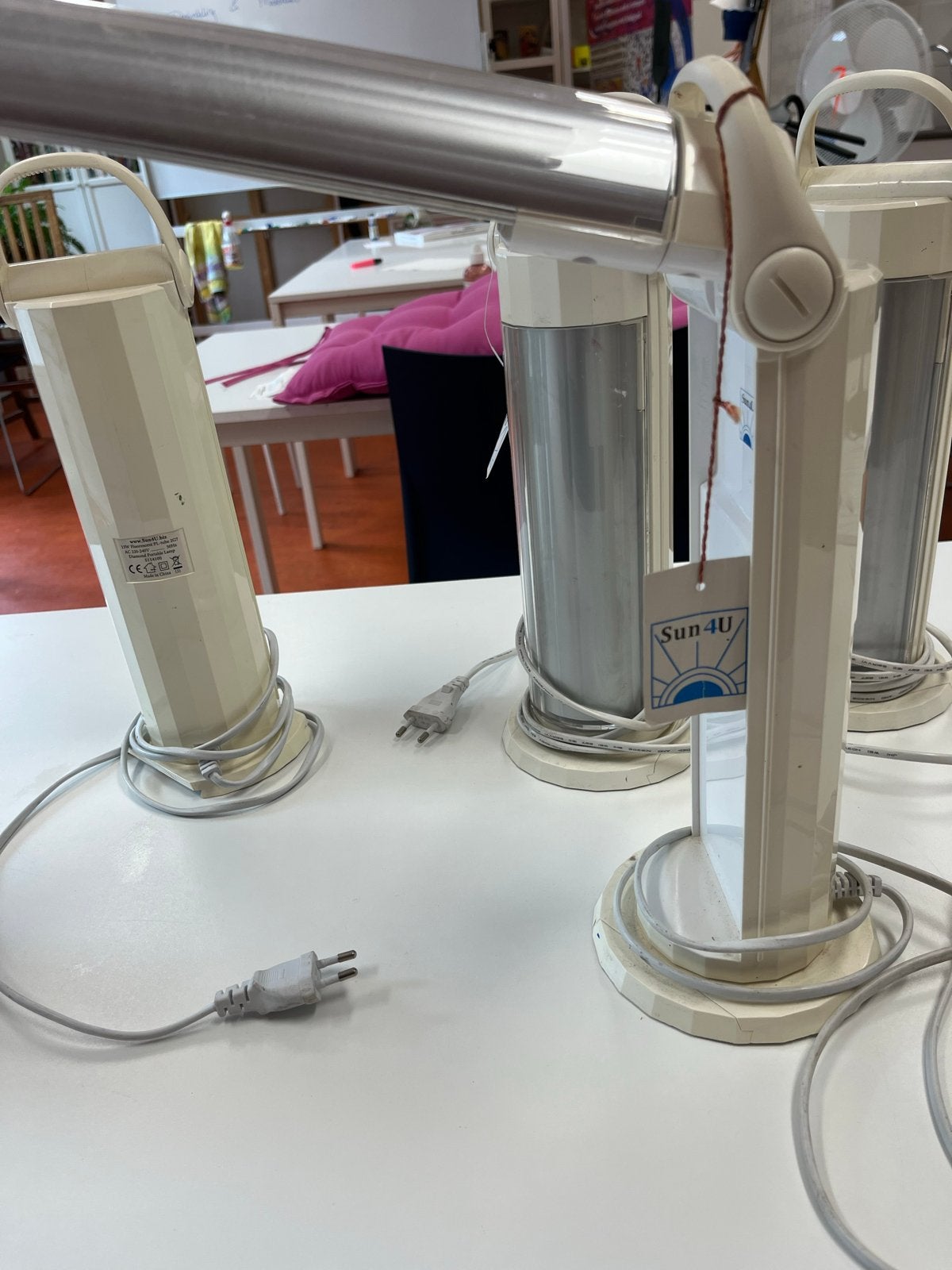 Sun4u daglichtlamp voor hobby, handwerken, schilderen, Wit, Overige merken, Gebruikt, Kunststof