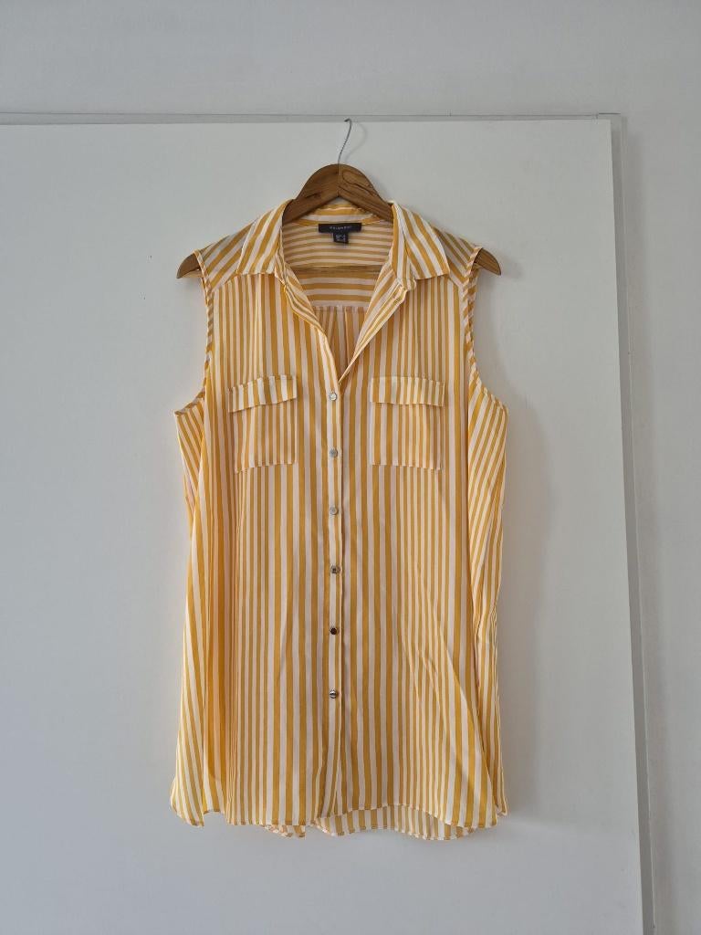 Top Primark maat 44 dames - geel / wit, Primark, Geel, Maat 42/44 (L), Ophalen of Verzenden