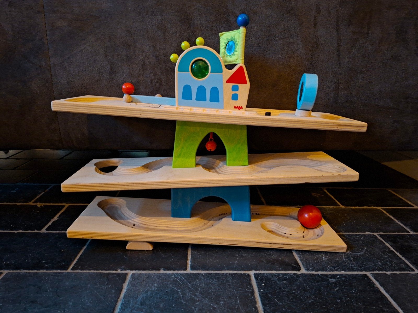 Knikkerbaan van Haba, Kinderen en Baby's, Speelgoed | Houten speelgoed, Ophalen of Verzenden