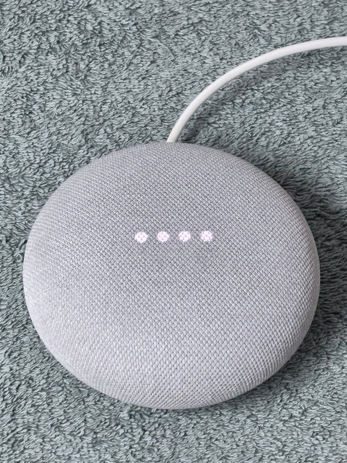 Google Nest Mini, Audio, Tv en Foto, Luidsprekers, Gebruikt, Overige typen, Minder dan 60 watt, Overige merken, Ophalen of Verzenden