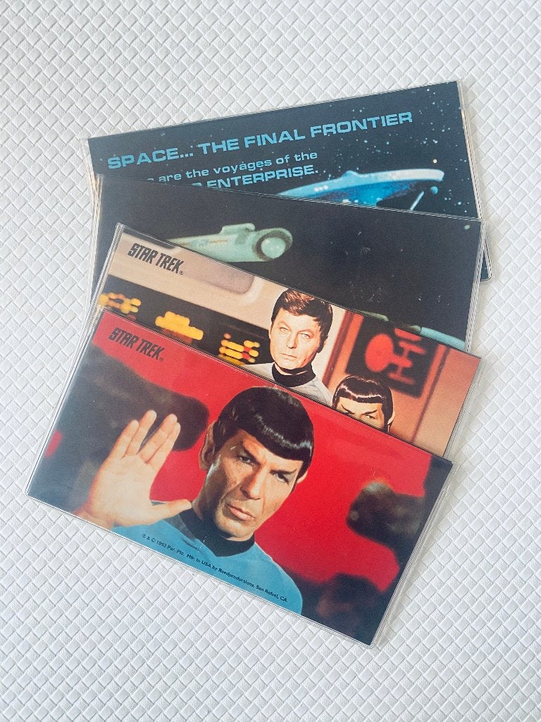 Star Trek - TOS - Set Checkbooks (1994), Ophalen of Verzenden, Zo goed als nieuw, Film, Gebruiksvoorwerp