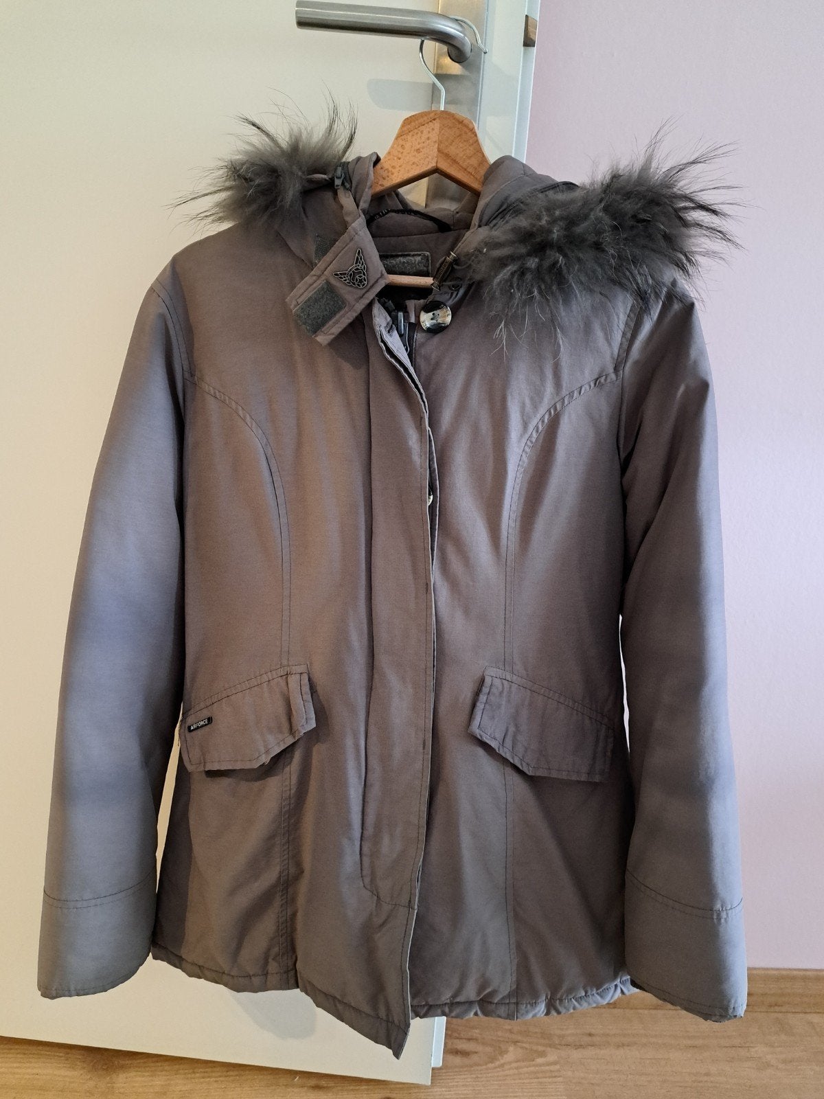 Airforce jas maat s, Airforce, Ophalen of Verzenden, Maat 36 (S), Grijs