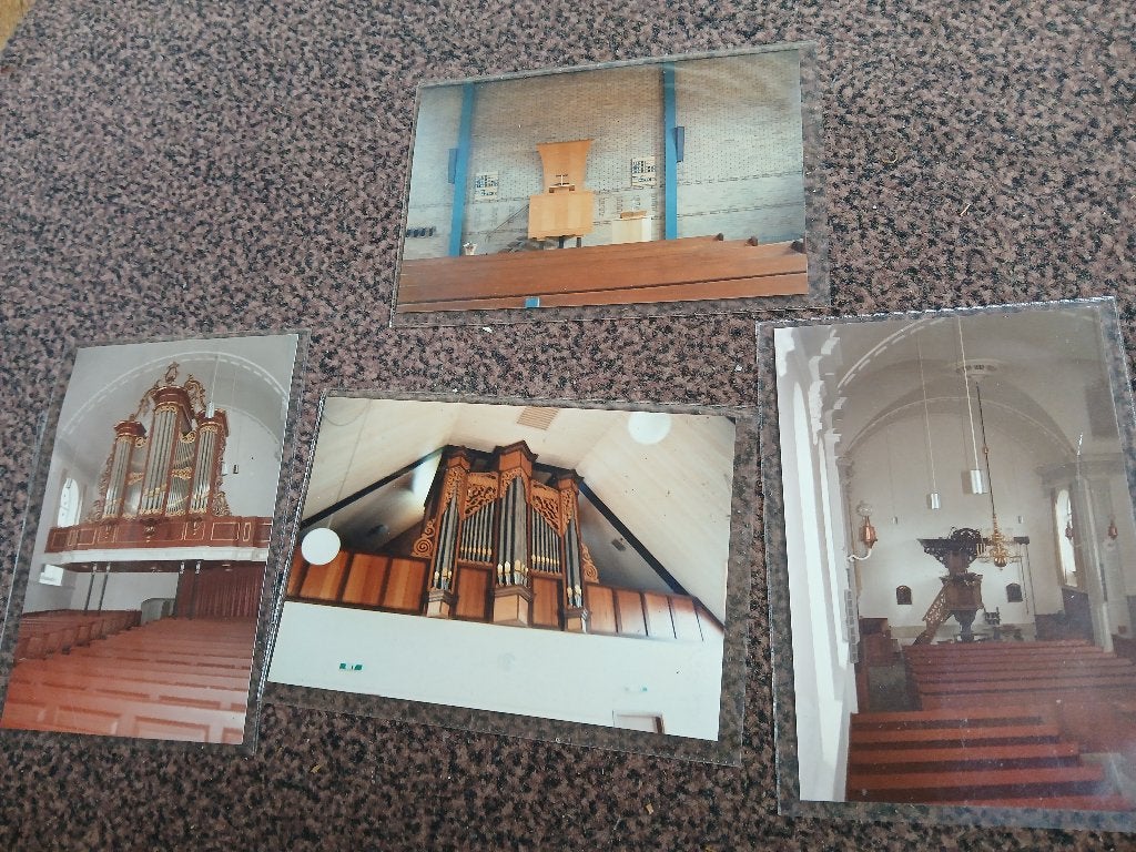 Waardenburg 4 originele retro foto’s Geref. Kerk (10), Ophalen, Voor 1940, Zo goed als nieuw, Overige onderwerpen