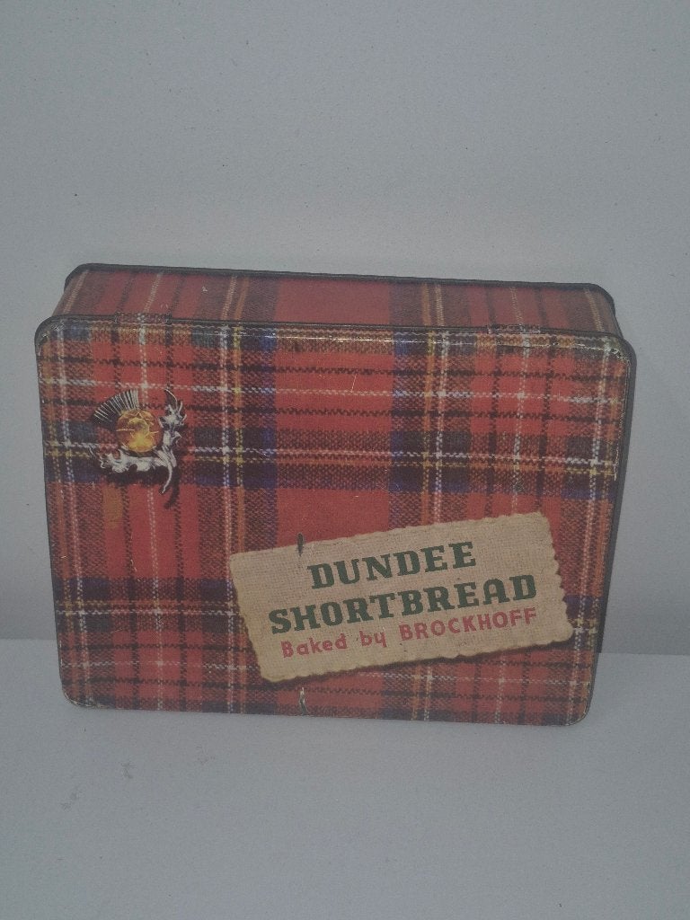 Vintage koektrommel Brockhoff, Ophalen of Verzenden, Gebruikt, Koek(jes), Overige merken