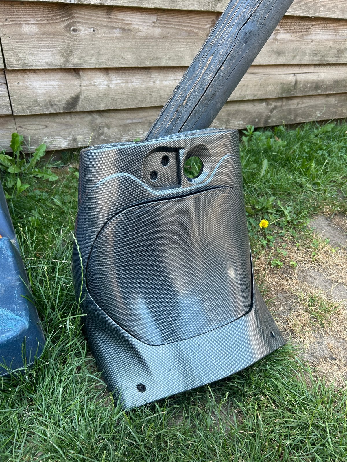 Carbon look binnenkap zip, Ophalen of Verzenden, Zo goed als nieuw, Kap, Piaggio