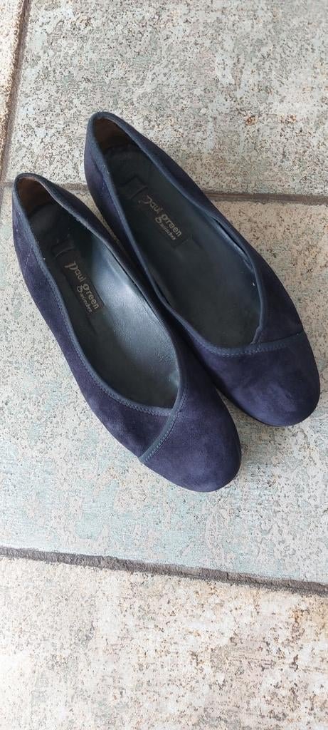 Paul Green instappers mt 5,5, Kleding | Dames, Schoenen, Ophalen of Verzenden, Gedragen, Blauw, Instappers