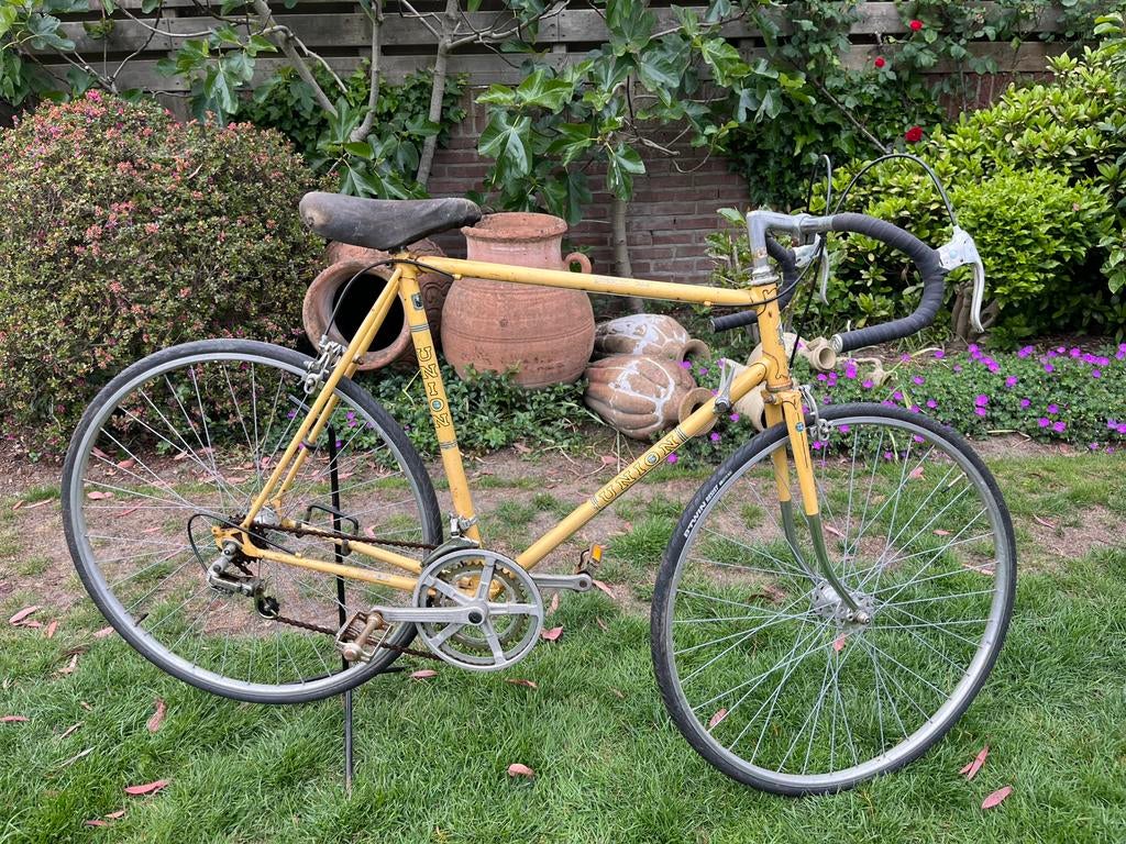 Vintage oldtimer Union sakai race fiets, Fietsen en Brommers, 55 tot 59 cm, Ophalen, Velgrem, Jaren '60 of nieuwer