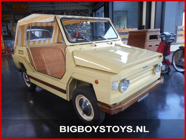 Fiat 500 Moretti Mini Maxi Beachcar, Achterwielaandrijving, Overige carrosserieën, Geel, Bruin