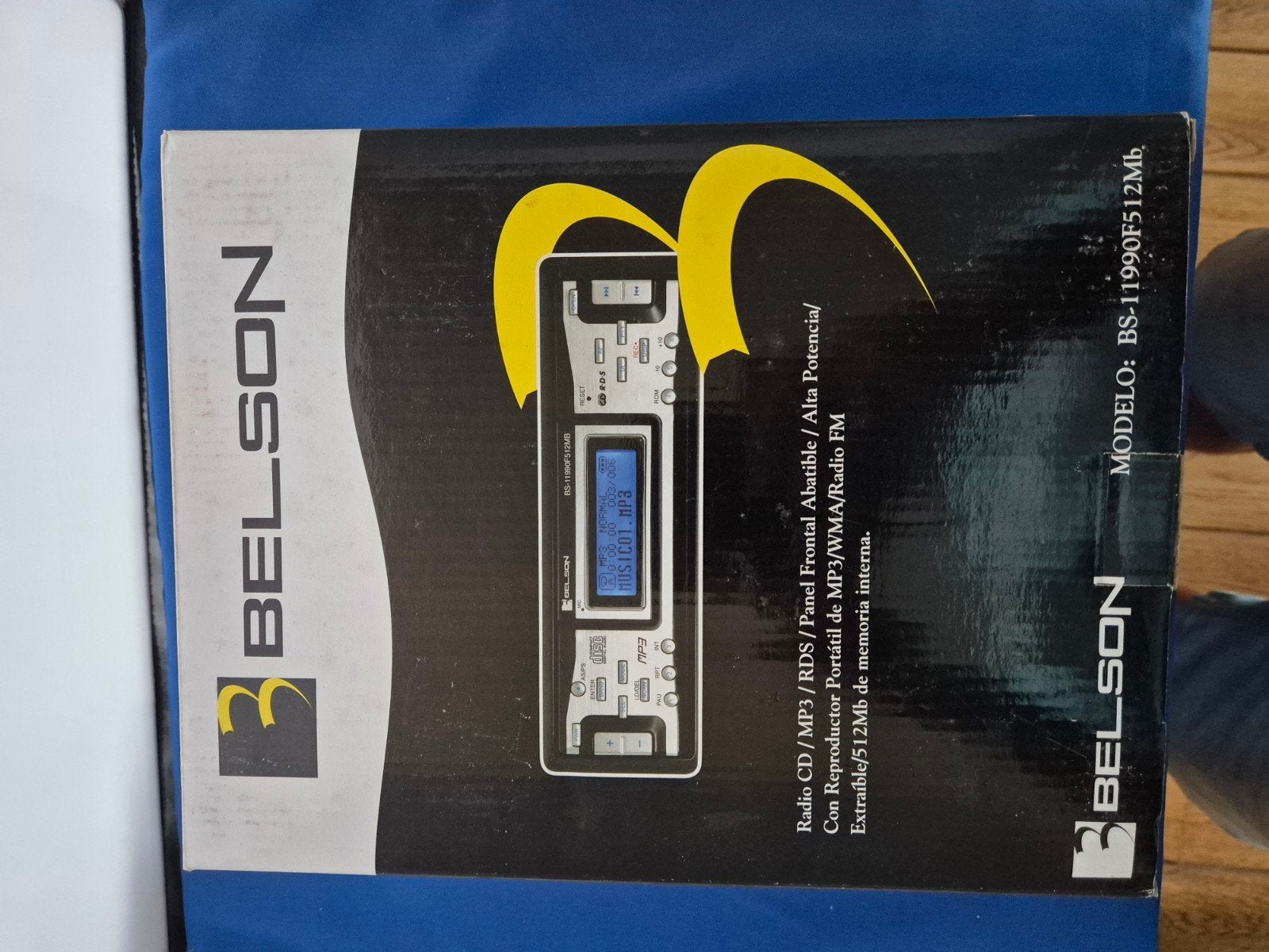 Belson BS-11990FS12Mb Autoradio CD/MP3 met 512MB geheugen, Ophalen of Verzenden, Nieuw