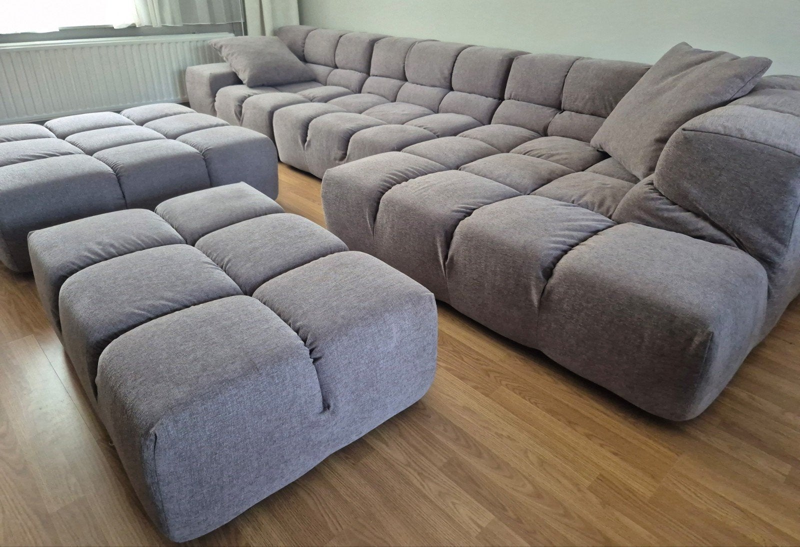 B&B Italia Tufty-Time design Loungebank 5 Modules 2 Kussens, Ophalen, Zo goed als nieuw, Stof, Lintelo metaform riant stoutenbeek