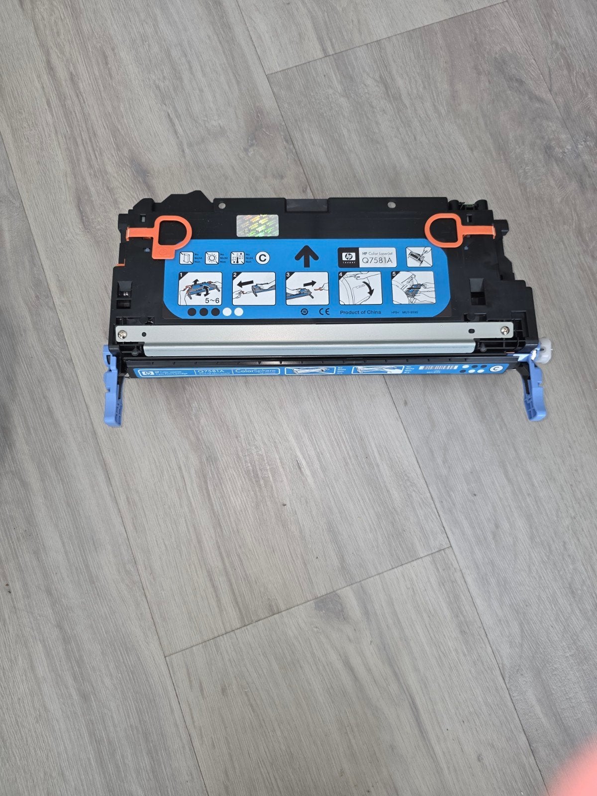 HP Q7581A Cyaan Toner Cartridge - Origineel, Printer, Ophalen of Verzenden, HP, Laserprinter