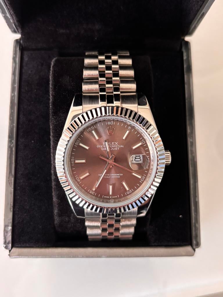 Te koop Rolex oyster datejust, Sieraden, Tassen en Uiterlijk, Horloges | Dames, Ophalen of Verzenden, Zo goed als nieuw, Staal
