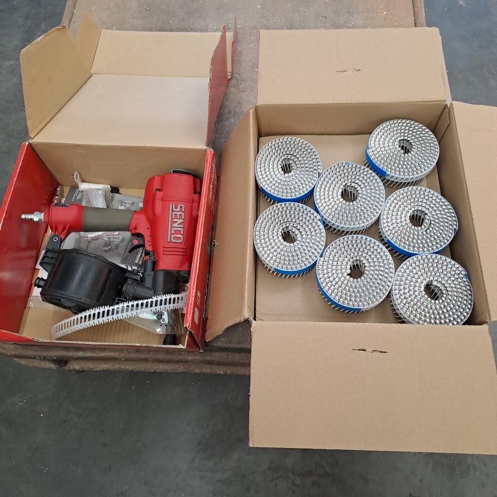 Senco luchttrommel tackel SCN 49 XP met 4700 rvs nagels, Ophalen, Nieuw