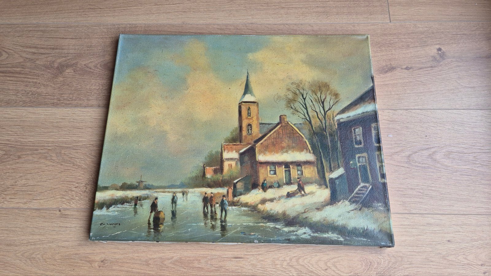 Schilderij Gerrit van Jeveren (1904-1986), Ophalen