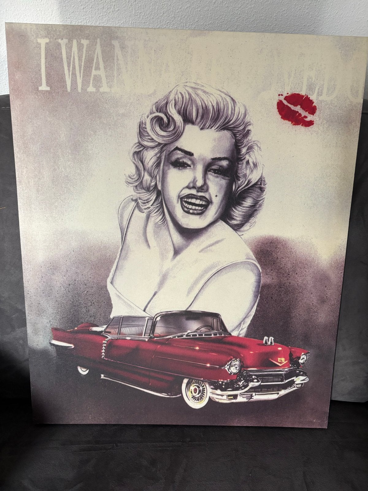 Marilyn Monroe & James Dean Pop Art Canvas Set, Huis en Inrichting, Ophalen, 50 – 75, Zo goed als nieuw, Schilderij