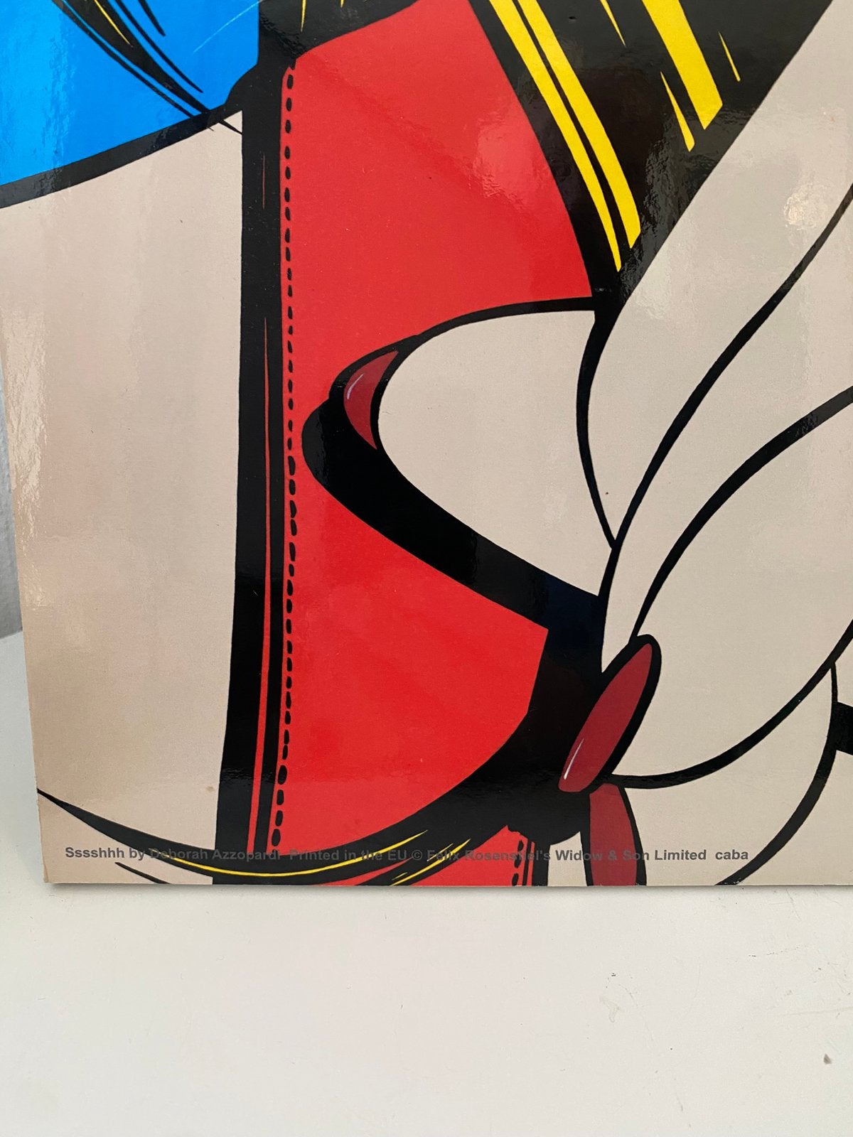 Pop Art print Ssshh van Ikea uit 1999, Gebruikt, Ikea, Ophalen of Verzenden, Print