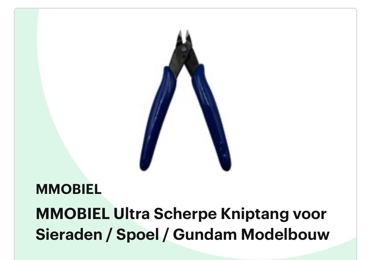 MMOBIEL Ultra Scherpe Kniptang voor Modelbouw & Sieraden, Ophalen of Verzenden, Zo goed als nieuw