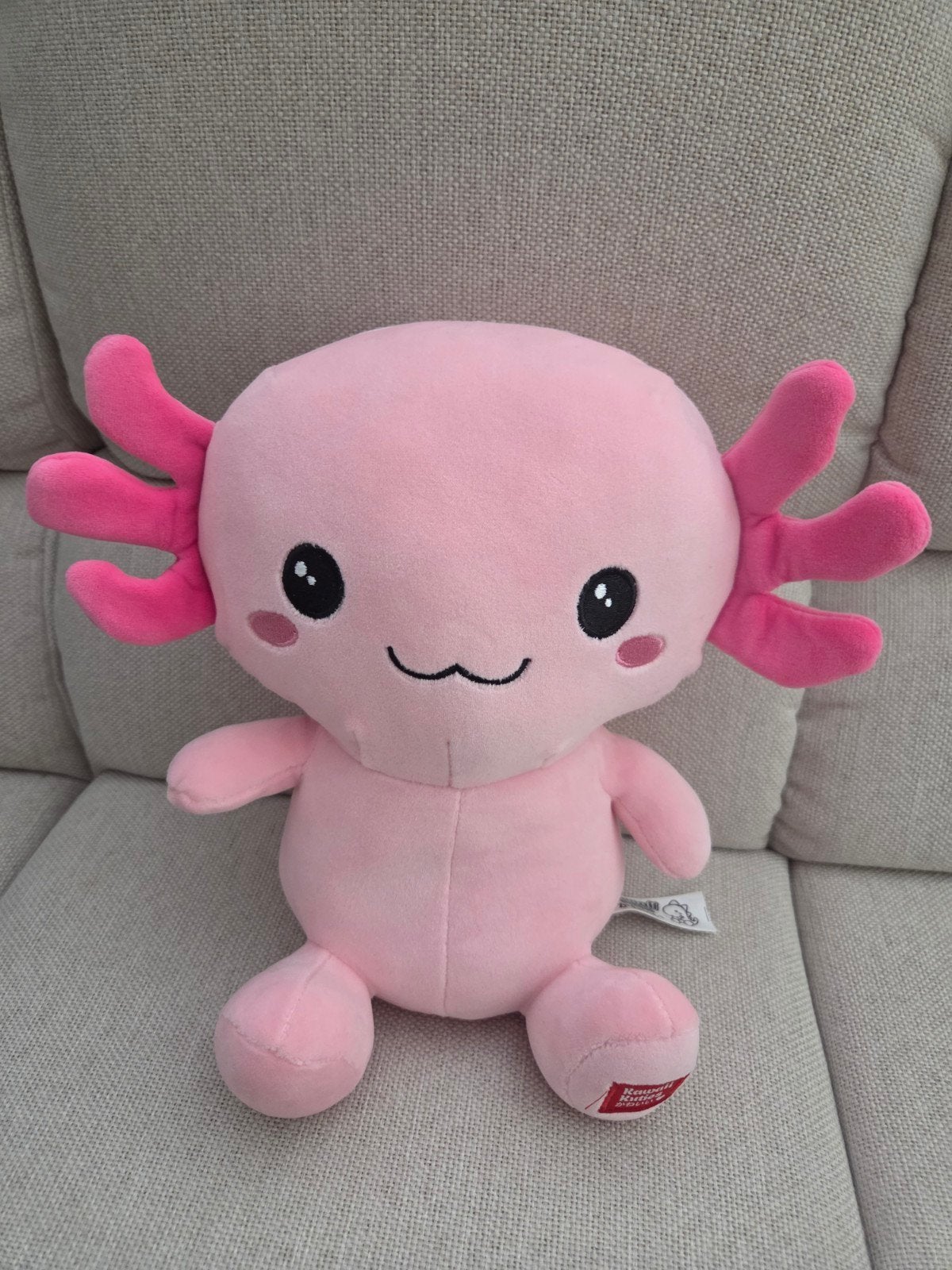Kawaii Kuties Axolotl Knuffel - Zo goed als nieuw, Overige merken, Overige karakters, Overige typen, Ophalen of Verzenden