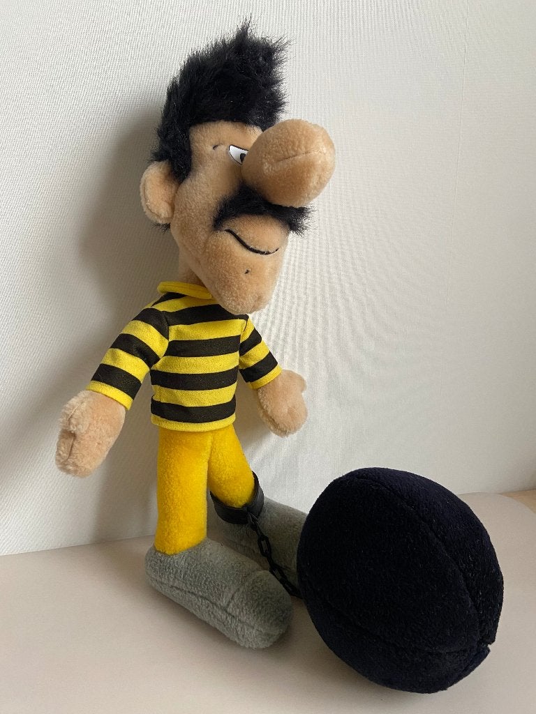 Vintage Lucky Luke een Dalton plush, Verzamelen, Ophalen of Verzenden, Overige figuren, Gebruikt, Beeldje of Figuurtje