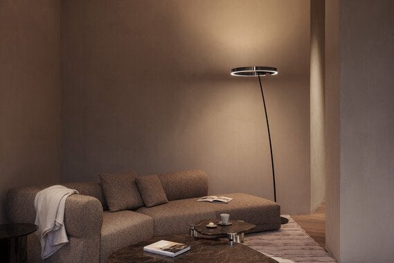 Occhio Mito Raggio vloerlamp 60cm brons listprice € 5.531,-, Metaal, Overige merken, Occhio, 9723 CA