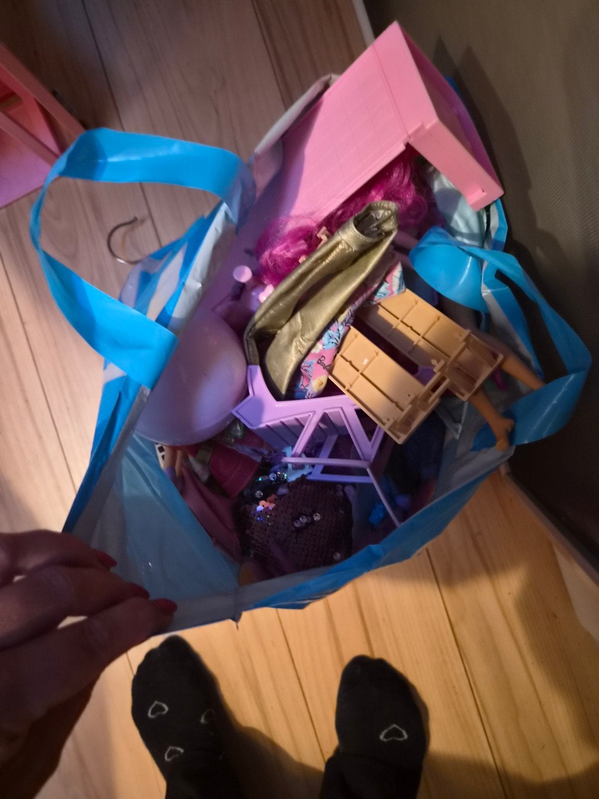 Grote Barbie set: Huis, camper en veel accessoires, Ophalen, Gebruikt, Meisje