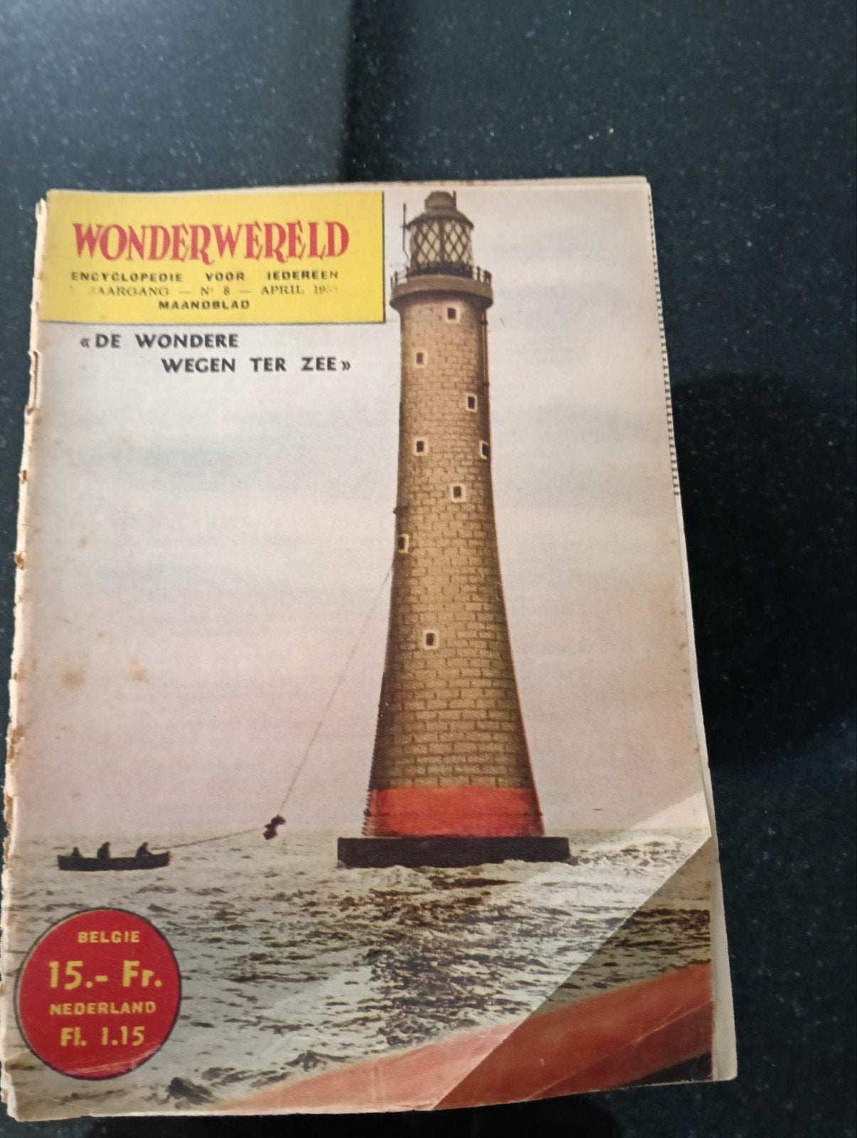 Wonderwereld Encyclopedie - De Wondere Wegen Ter Zee, Ophalen of Verzenden, Los deel, Overige onderwerpen, Onbekend