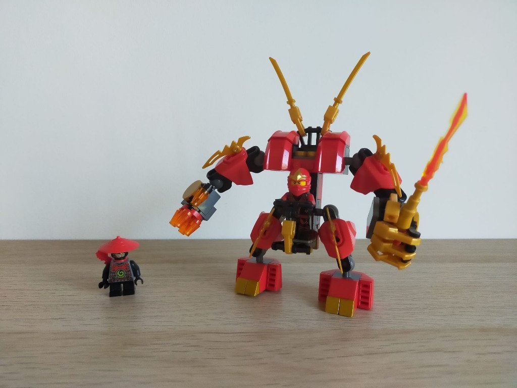Lego Ninjago Kai's Fire Mech - Set 70500, Lego, Ophalen of Verzenden, Zo goed als nieuw, Compleet