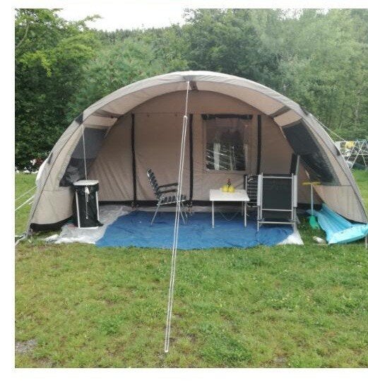 Mooie 6 persoons tunneltent van de Vrijbuiter, Ophalen