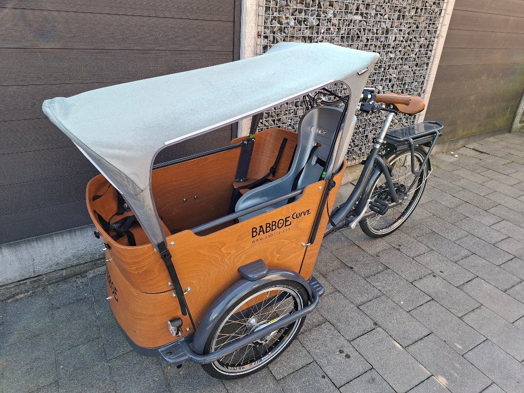 Babboe Curve- E bakfiets, Fietsen en Brommers, Fietsen | Bakfietsen, 4 kinderen of meer, Gebruikt, Elektrisch, Schijfrem