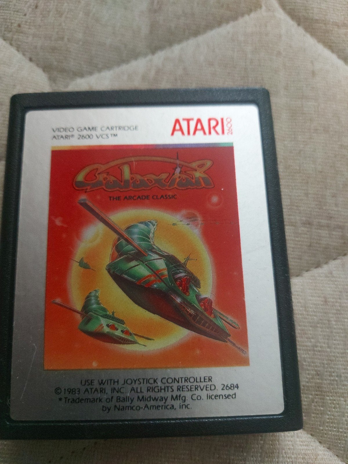 Galaxian - Atari 2600 VCS - The Arcade Classic, Spelcomputers en Games, Ophalen of Verzenden