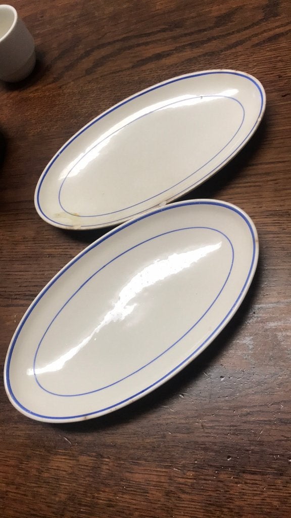 Vleesschaal Petrus Ragout Ovaal 24 cm, Antiek en Kunst, Antiek | Keramiek en Aardewerk, Ophalen of Verzenden