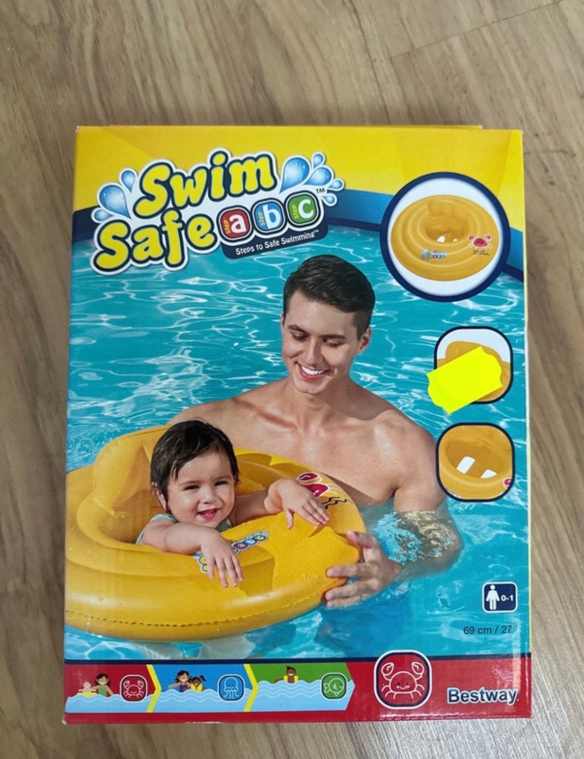 Bestway Swim Safe Baby Float - Geel, Ophalen of Verzenden, Nieuw, Overige typen