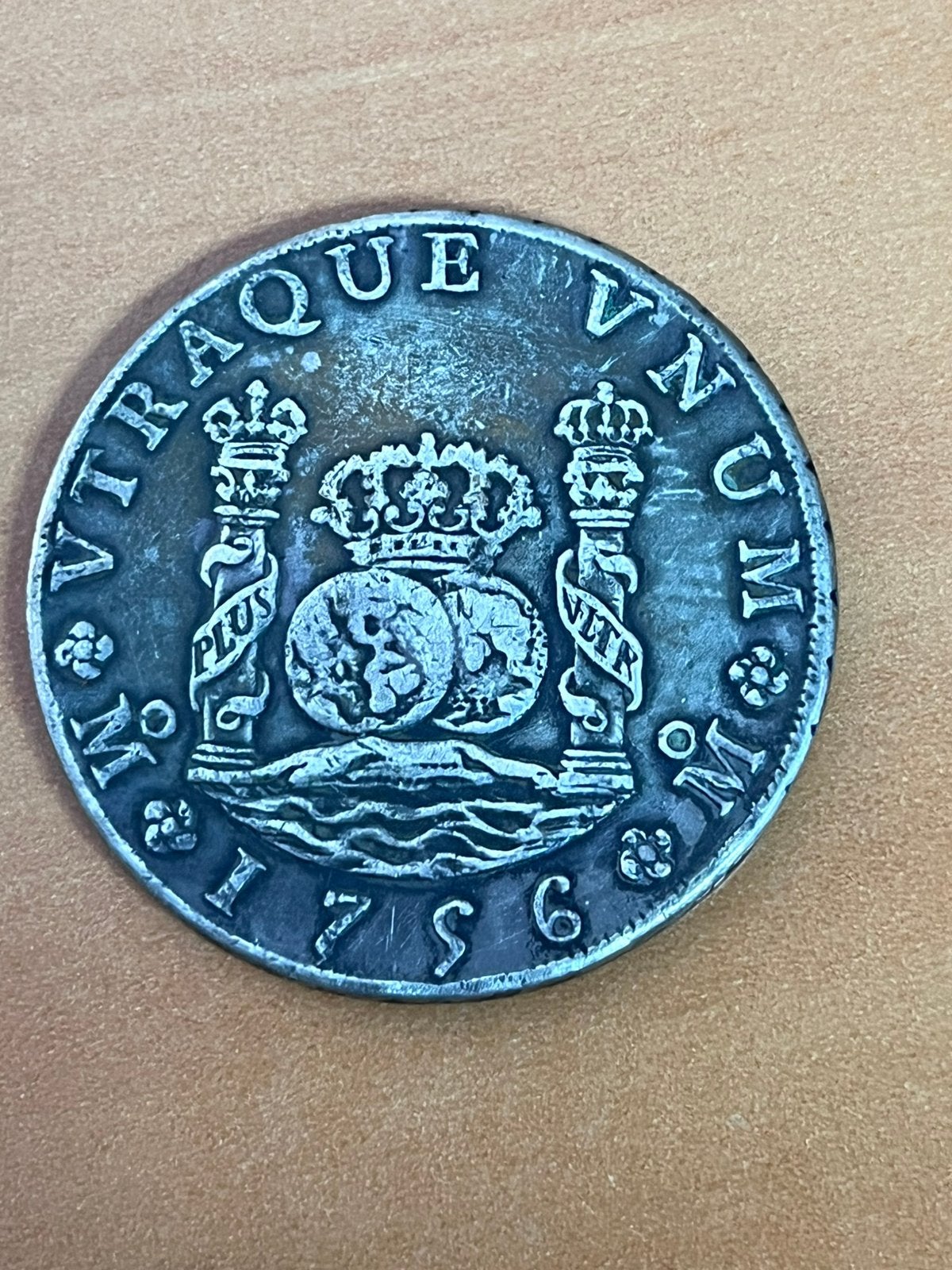 Mexico 1756 8 reales, Verzenden, Midden-Amerika, Losse munt