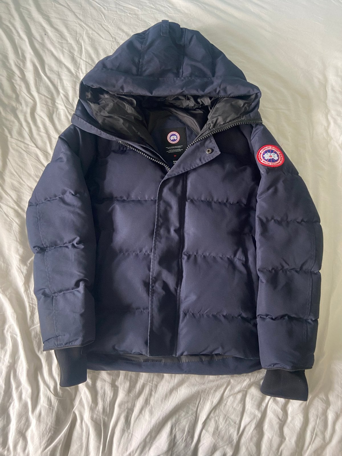 Canada Goose jas maat XS - zo goed als nieuw, Ophalen of Verzenden, Zo goed als nieuw, Maat 46 (S) of kleiner, Blauw